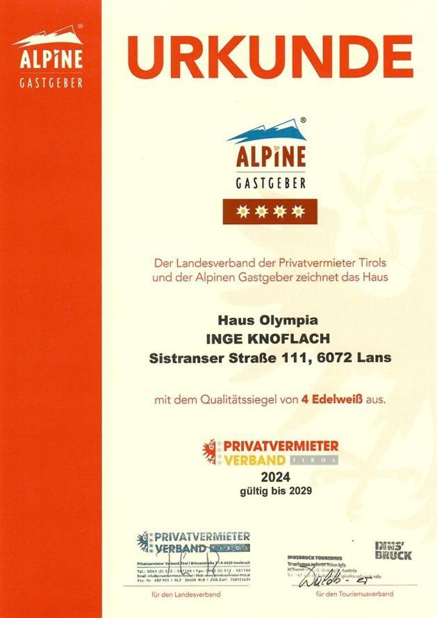 Appartements Haus Olympia Innsbruck Ngoại thất bức ảnh
